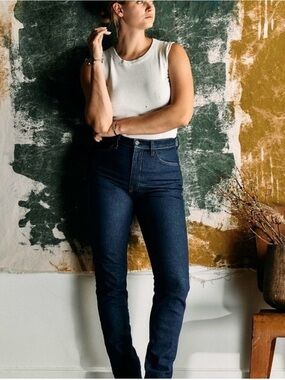 Imogene and Willie Elizabeth Dark Wash High Rise Skinny Stretch Jeans Size 29R